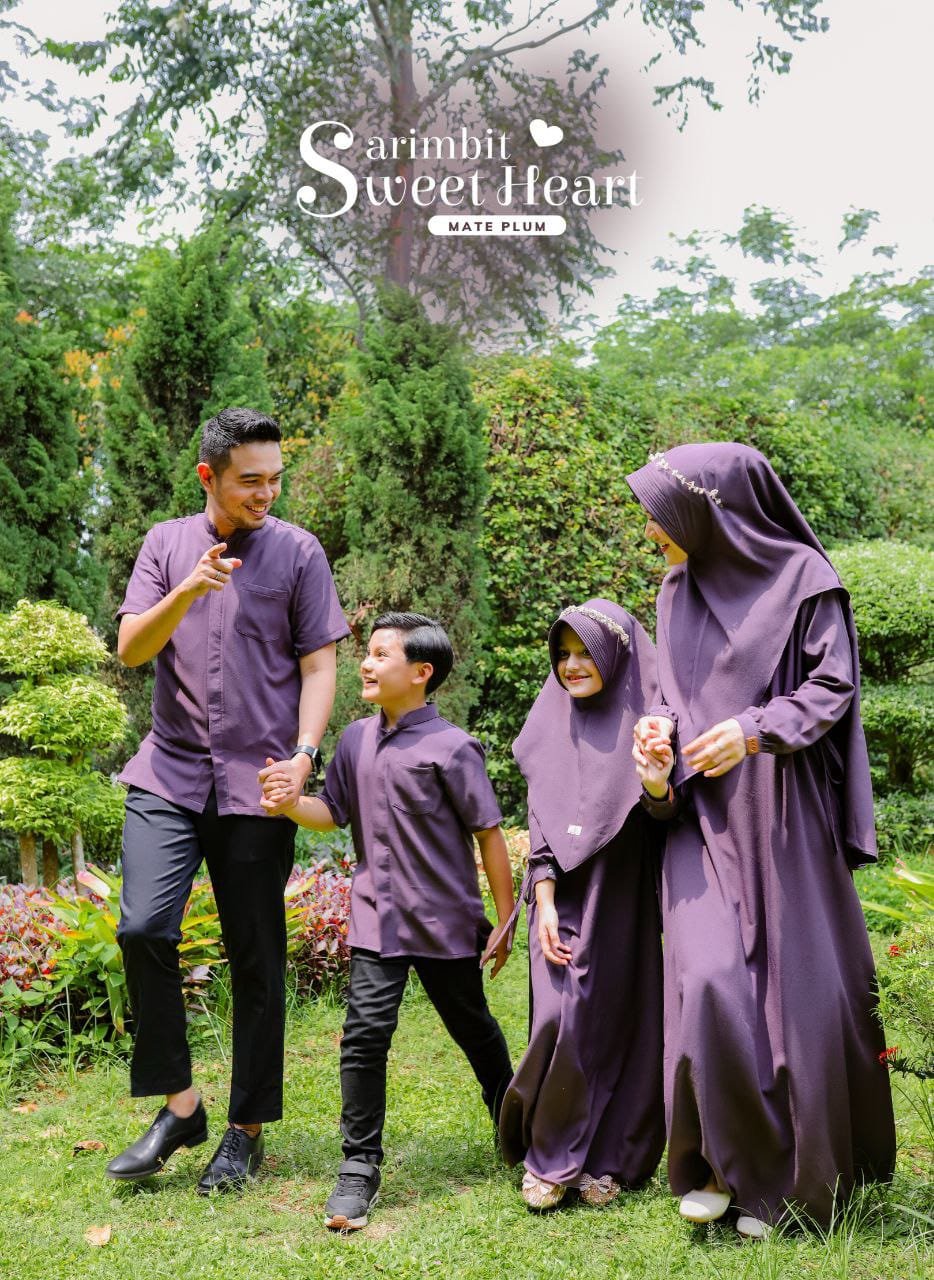 Sarimbit Sweet Heart Mate Plum